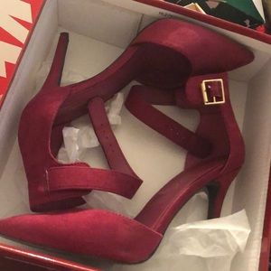 Burgundy heels